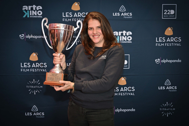 Johanna Bisac, winner of the European Cinema Ski Cup © Claire Nicol